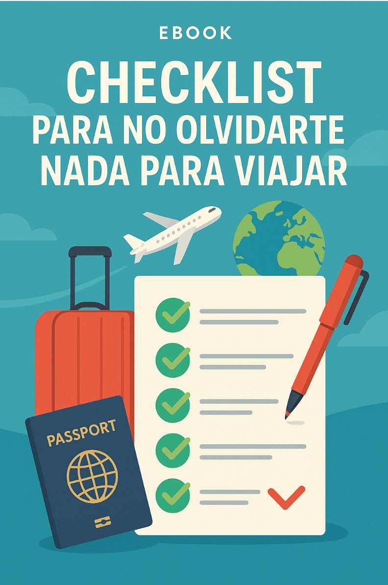 Ebook GRATUITO - Checklist para no olvidarte nada antes de viajar